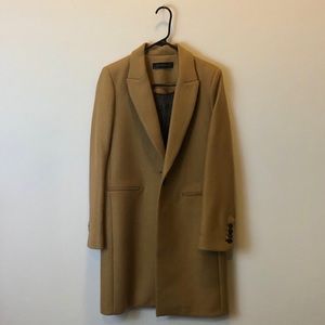Camel overcoat - ZARA